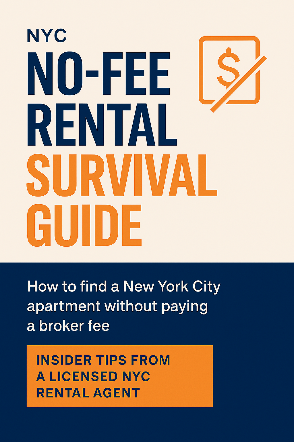 No Fee Insider Guide Cover